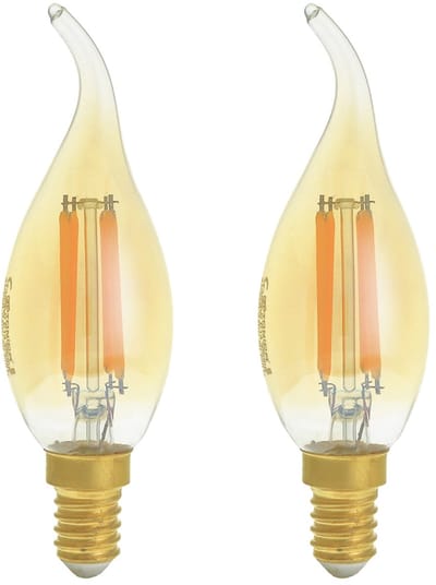 Optonica LED Buislamp T35 E14 - 4W (vervangt 35W) - 400lm - 2500K Extra Warm Wit - 230V - Ø35mm - Energiezuinig - 2 stuks