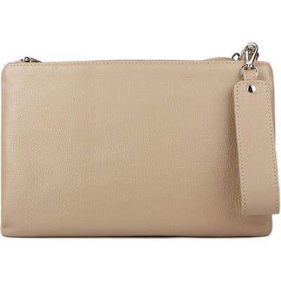 Giulia Monti Schoudertas Grijs Beige