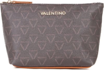 VALENTINO Utensil zak Lady Re Soft Cosmetic Case Moro / Cuoio Donkerbruin