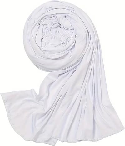 Bovista Hoofddoek - Hijab - Dames - Abaya - Sjaal - Islamitische Kleding - Moslim Kleding - Alhamdulillah - Wit