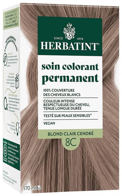 Herbatint Permanente Kleurverzorging 170 ml (Kleuren : 8C Licht asblond)