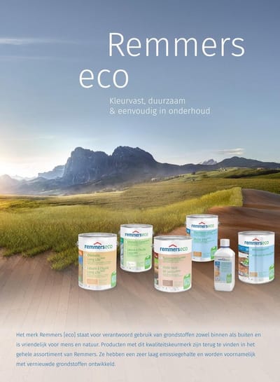 Hout olie beits long life Remmers Aqua ECO 2,5 liter basaltgrijs RAL 7012