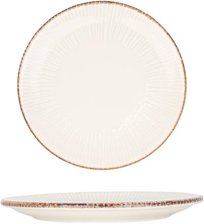 By Bone Dessertbord - Grace - Porselein - 19 cm - set van 6