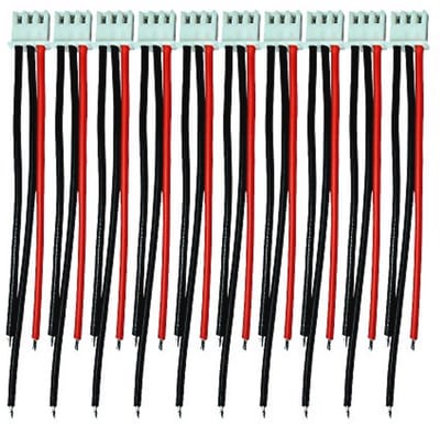 Batterij Balance Ladegerät Silikon Kabel 3-Pins JST XH Stekker voor RC Lipo 2S