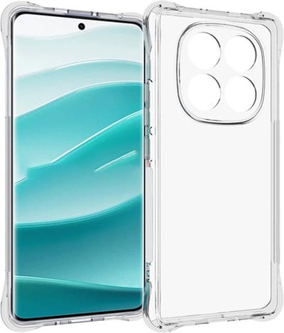 Coverup Hoesje - Geschikt voor Xiaomi Redmi Note 14 Pro 5G / Poco X7 Hoesje - Coverup TPU Back Cover met AirBag Corners - Transparant