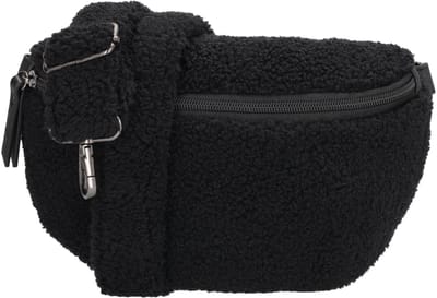 Beagles Lugo Heuptas Dames - Buiktas met verstelbare en afneembare schouderband - Crossbodytas van Nylon en Polyester met ritssluiting - Zwart
