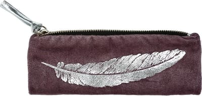 Moses Etui Libri_x Veer Fluweel 21 X 8 Cm Paars