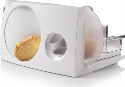 SNJY® Broodsnijmachine - Broodsnijder - Broodmes - Allessnijder - Elektrisch - 0-17mm - 100W - Wit