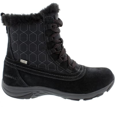 Merrell Ryeland Mid Polar Waterdichte Damesschoenen Zwart