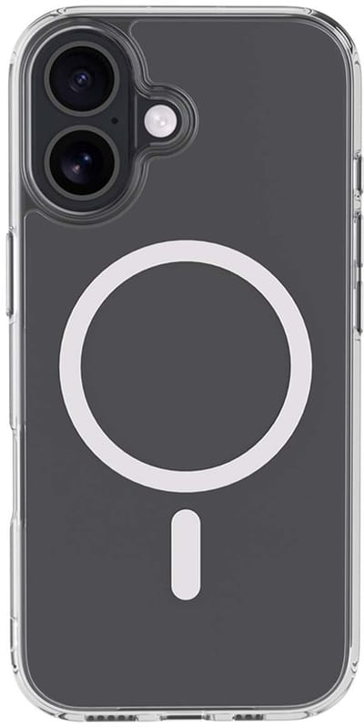 Bigben Connected, Hoesje geschikt voor iPhone 17 - Hybride Series MagSafe Ultra Flexibel & Hardcase, Transparant