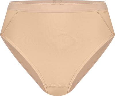 Ten Cate Basics organic cotton stretch high leg shape beige voor Dames | Maat S
