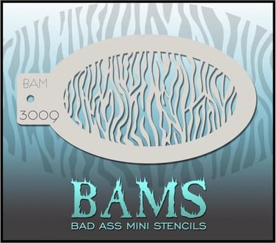 Bad Ass BAM Schmink sjabloon 3009