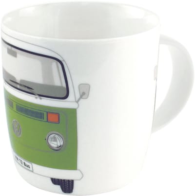 BRISA VW Collection - Volkswagen grote keramische koffie-thee-cappuccino-mok-Haferl mok voor keuken in VW T2 design (370 ml)