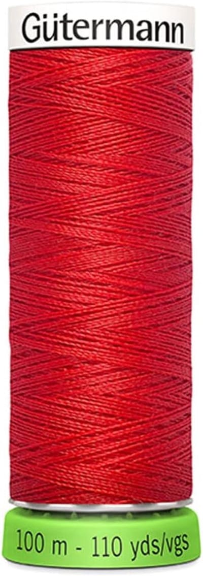 Naaigaren Rood 100% Gerecycled Polyester 100m voor Hand- en Machine-naaien