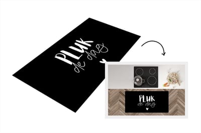 Keukenloper - Loper keuken - Spreuken - Pluk de dag - Quotes - Carpe diem - 120x60 cm - Keukenloper vinyl