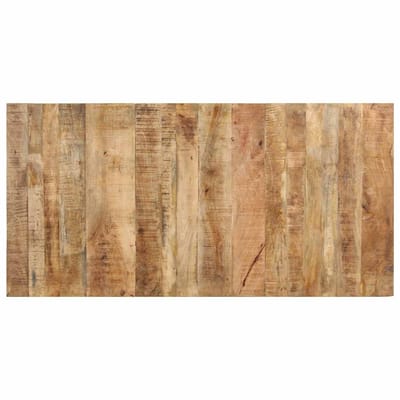vidaXL - Eettafel - 160x80x76 - cm - ruw - mangohout