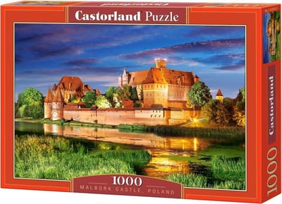 Castorland Malbork Castle Poland – Puzzel – 1.000 stukjes – Satijnen afwerking – Perfecte pasvorm – Europese kwaliteit