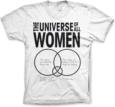 The Big Bang Theory Heren Tshirt -S- The Universe Of All Women Wit