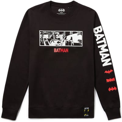 Batman 80th Anniversary Batmobile trui - Zwart - XXL