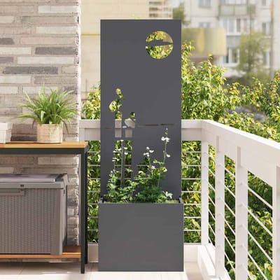 vidaXL - Tuin - Privacy - Scherm - Fretwerk - Antraciet - 50 - x - 32 - x - 150 - cm