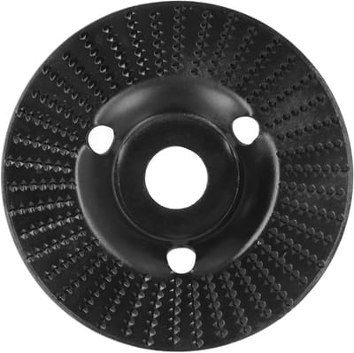 Polijstschijf Hout - Slijpschijf Vormgeven - Houtbewerking Projecten - Fijne Tanden Ontwerp - 125 Mm Diameter - Zilverkleurig