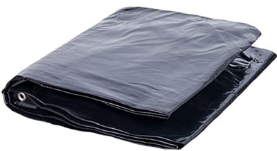 Premium Waterdicht Afdekzeil 600x1000cm – UV Bestendig Vrachtwagenzeil met Ogen – 450 g/m² Voor Tuin, Bouw en Transport – Winterbestendig Beschermzeil – Zwart
