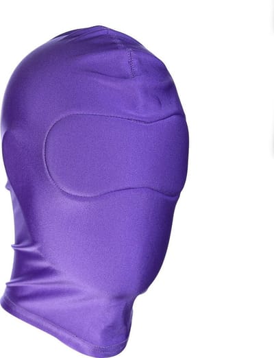 Banoch - Mask Full Purple - Spandex Masker - BDSM - Paars