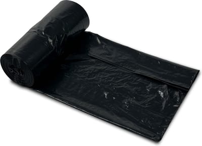 Addis hoge smalle afvalzak / vuilniszak 30 liter – 4 rollen - 80 zakken – extra sterk 22 µm – zwart - gerecycled plastic