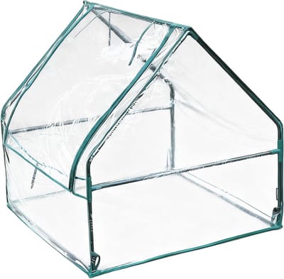 Broeikas Folie - Plantenhoes Afdekking - Bescherming Tuinplanten - UV-Bestendig Transparant - 90x90x92 cm - Transparant
