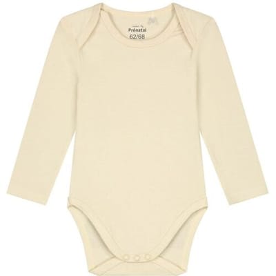 Prénatal basis romper Dark Ecru 86/92 unisex