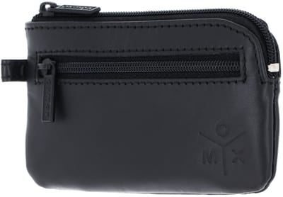 oxmox Leren sleutelgeval Leather Keyholder Ox 2.0 Embossed Black zwart