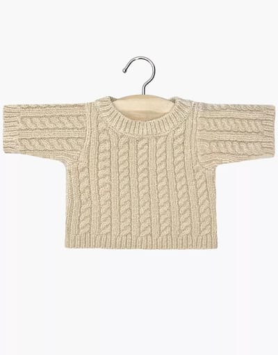 Minikane Gordi Poppenkleding Trui Julian Beige 34 cm