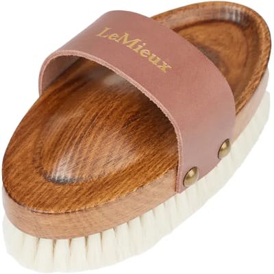 LeMieux Artisan Zachte Borstel Geitenhaar Borstel Brown