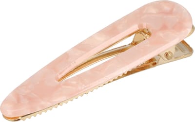 Haarsoires Haarspeld Duckklem 6,5cm – Open Vorm – Marmerprint – Roze - Sterke Haarclip voor Styling & Dagelijks Gebruik - Hair Clip - Decoratieve Haaraccessoire
