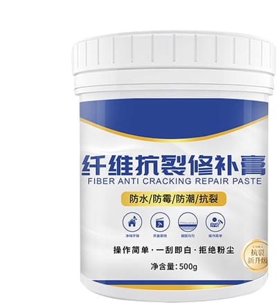 Muurreparatiepasta - Gipsplaat Vuller - Binnenhuis Herstel - Waterbestendige Afwerking - 500 Gram - Wit