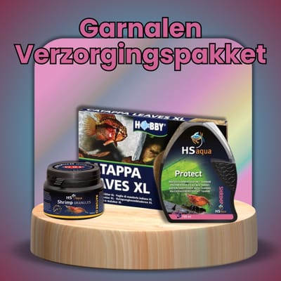 Garnalen Verzorgingspakket – Alles voor Gezonde, Actieve en Kleurrijke Garnalen