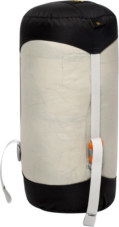 Compressiezak Slaapzak - Opbergtas Waterdicht - Outdoor Kamperen Reizen - Ultralicht Nylon Materiaal - 30L Capaciteit - Agaat Grijs