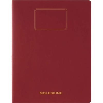 Moleskine Schrift Student XXL - Zachte kraft - Gelinieerd - Rood