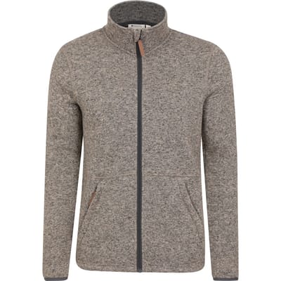 Mountain Warehouse Heren Idris III Full Zip Fleecejack (Beige)