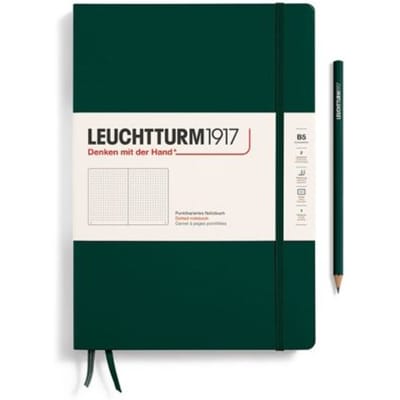 Leuchtturm notitieboek forest green dotted composition hardcover b5 178x254mm