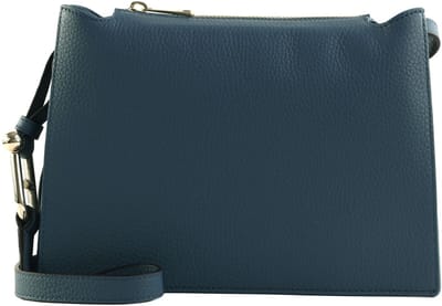 FURLA Leren Schoudertas Avondtas Nuvola Crossbody Denim Blauw
