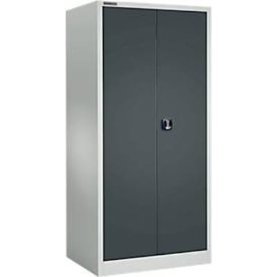 Schäfer Shop Select MSI 2609 materiaalkast, draagvermogen 50 kg per legbord, H 1935 mm, lichtgrijs/antracietgrijs