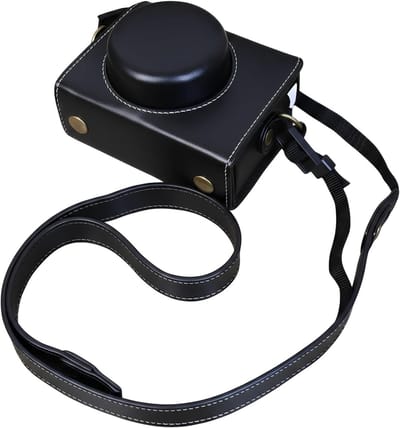 Beschermhoes voor Sony ZV1F ZV-1F ZV-1M2 ZV-1 Mark II - PU Leren Camera Hoes met Verstelbare Schouderband en Afneembare Deksel, Ideaal voor Fotografie Accessoires en Draagbaarheid