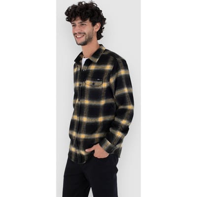 Hurley Portland Heavyweight Flannel Shirt zwart