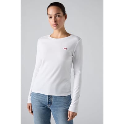 Levi's Essential Housemark Long-sleeve Tee Taglia: S | Maglie a manica lunga Outlet | Donna