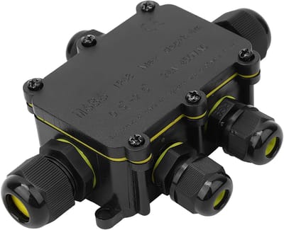 Dailygoody - Aansluitdoos Buiten Waterdicht - IP68 Kunststof Connector - Voor Tuinverlichting - 5-weg - 450VAC 24A - Geschikt voor Buiten - Hoogwaard