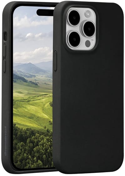dbramante1928 Monaco Backcover geschikt voor MagSafe geschikt voor iPhone 15 Pro - Zwart