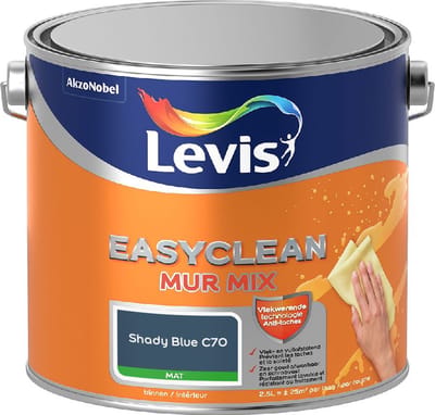 Levis - Easyclean Mur Mat Mix - Shady Blue C70 - Mengverf - 2,5 L
