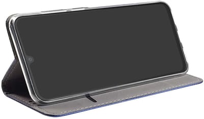 Jaym, Hoesje geschikt voor Xiaomi Redmi 10C 4G - Magnetisch Folio met Standaard, Blauw