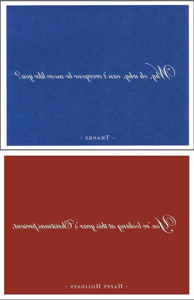 Wenskaarten - Groetenkaarten Set - Verstuur Berichten - Gedrukt op zwaar papier - 6 stuks - Multicolor